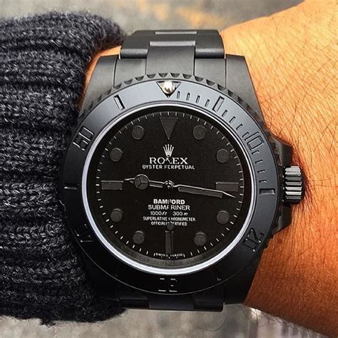 matte black rolex predator price|rolex black dial review.